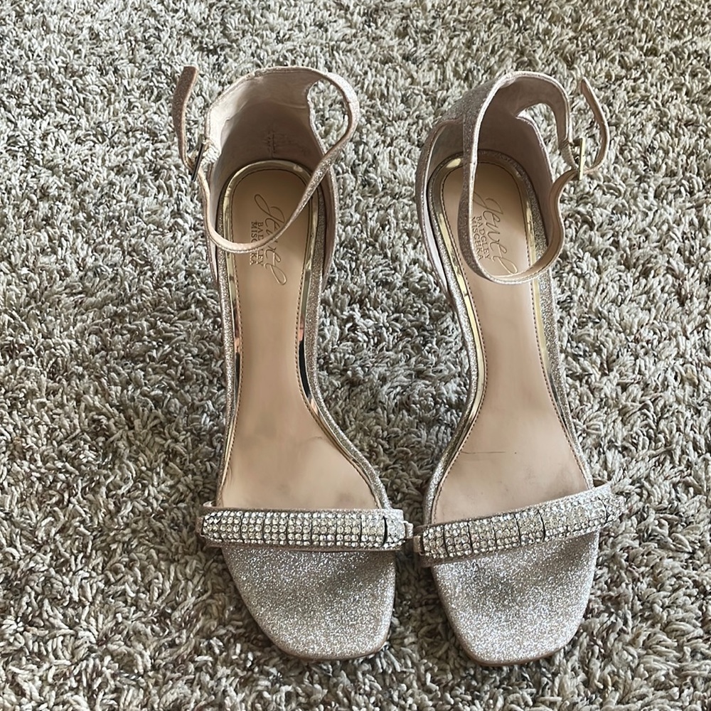 Badgley Mischka Jewel Hi Heel worn once! I was a part of the wedding party)